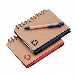 GPIGM-085 ECO FRIENDLY NOTE BOOK WITH PEN