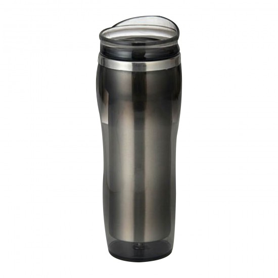 GPI GM-226 BLACK TRANSPARENT MUG