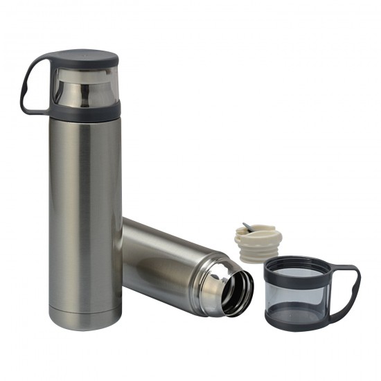 GPI GM-239 STEEL FLASK WITH CUP