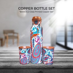 Copper Bottle Set